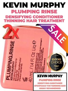KEVIN MURPHY 2x Plumping Rinse Density Conditioner For Thinning Hair TRAVEL SIZE